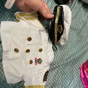 Build-A-Bear Blue, White and Gold Uniform